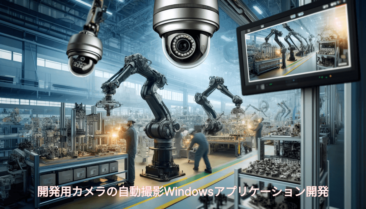 産業用カメラの自動撮影Windowsアプリケーション開発