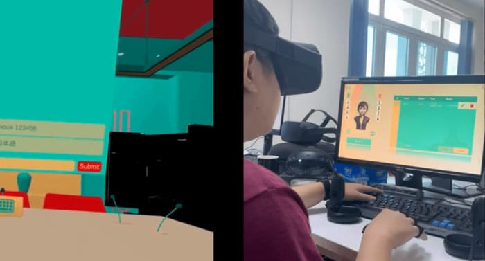 VRオフィス空間でエアタッチタッピングで文字入力。TapStrap2ウェアラブルキーボードの研究開発