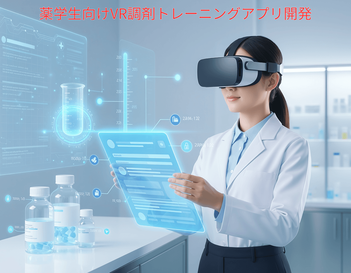 薬学生向けVR調剤トレーニングアプリ開発|Meta Quest2 × Unityによる医療教育VRシステム