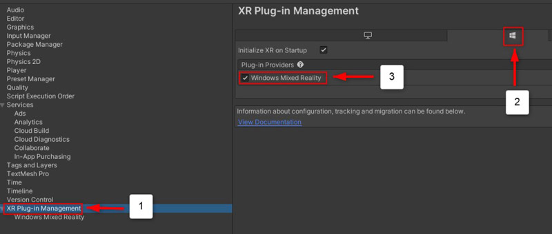【HoloLens】で「AR-Foundation」11.XR-Plug-in-Management