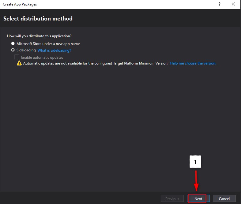 【HoloLens】で「AR Foundation」24.Select-distribution-method