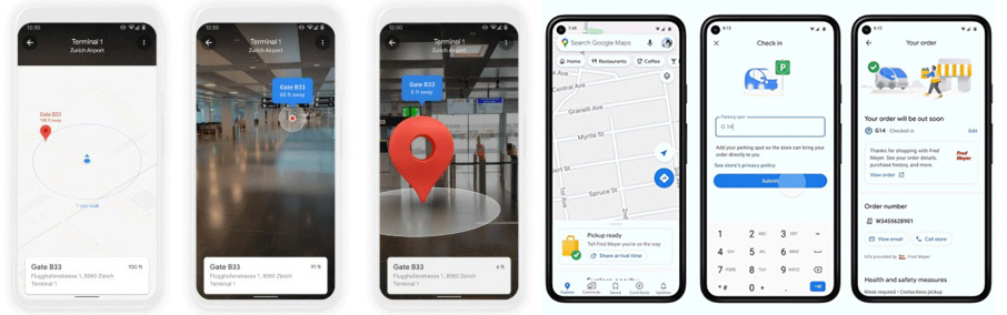 Googleマップが小売りに本腰、AR店内案内や店外受け取り支援（出所／米グーグル）