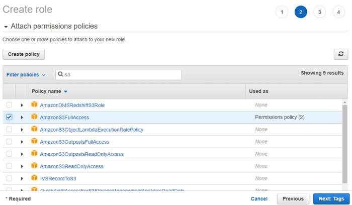 Amazon-S3-FullAccess