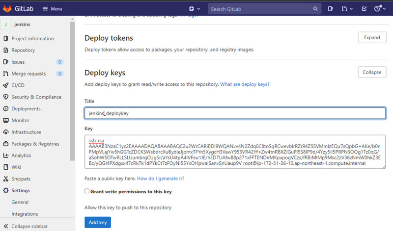 Jenkins-deploy-tokens