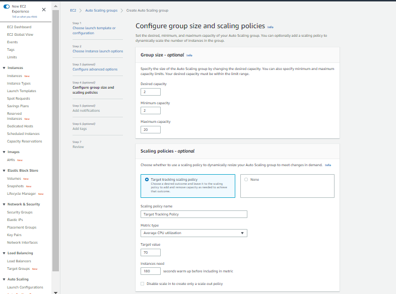 AWS EC2のLOAD BALANCINGやAUTO SCALINGのインストールの仕方