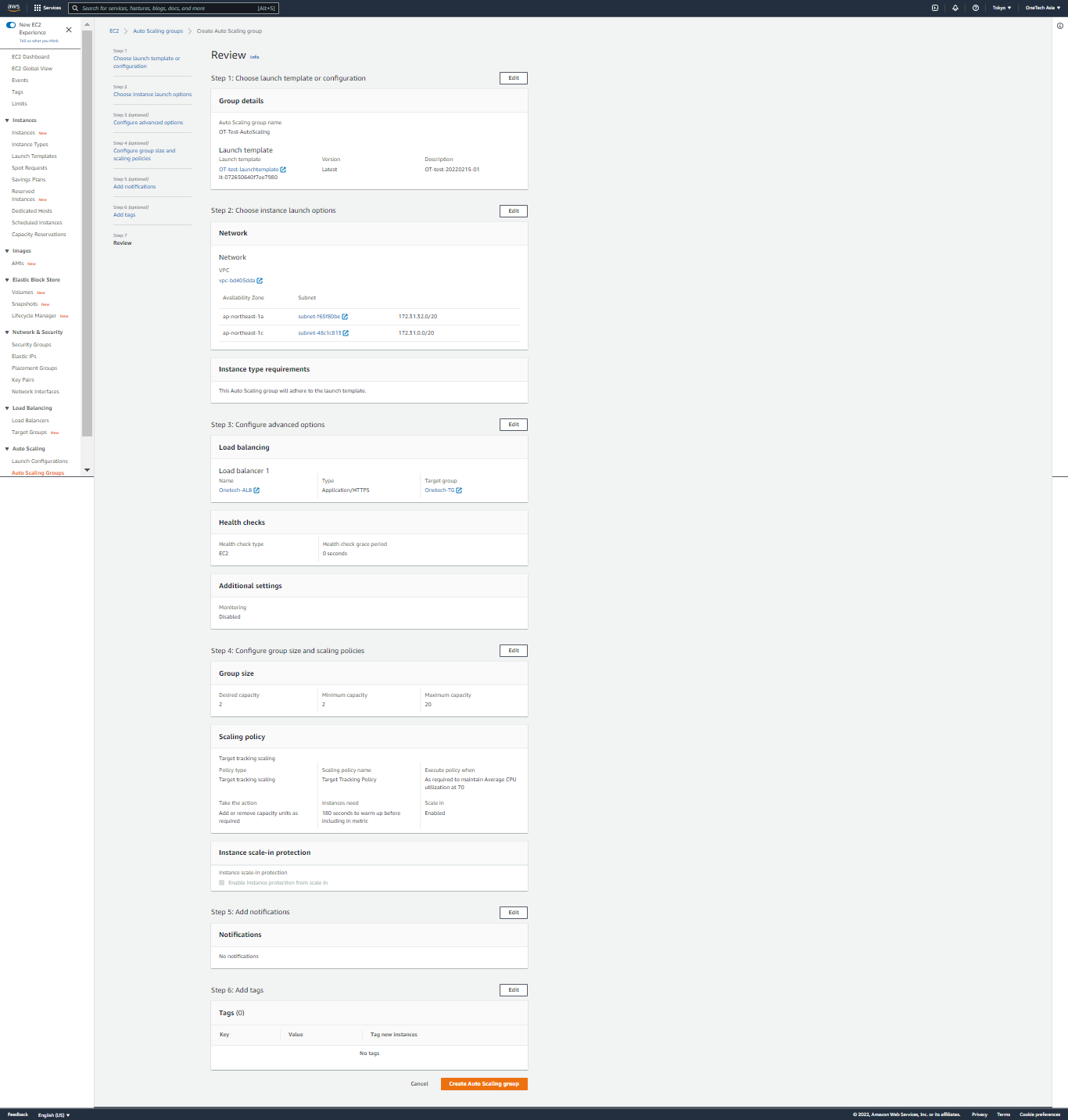 AWS EC2のLOAD BALANCINGやAUTO SCALINGのインストールの仕方