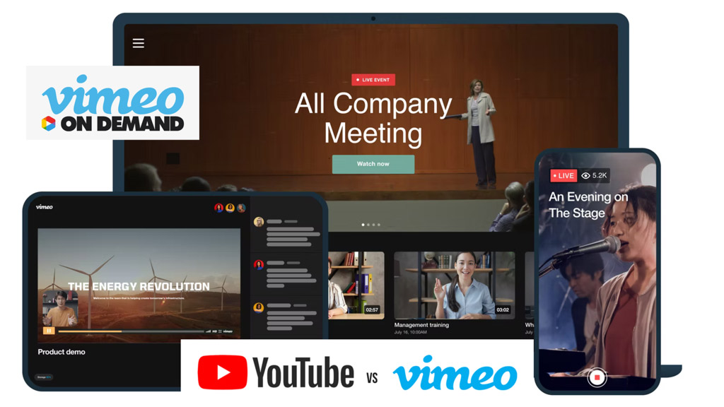 Vimeo vs youtube