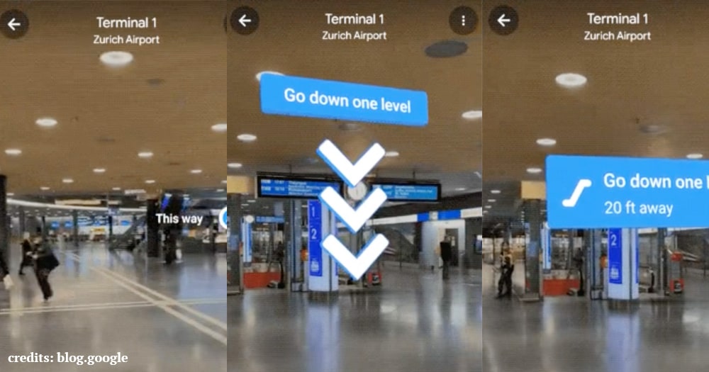 GoogleによりインドアナビAR
