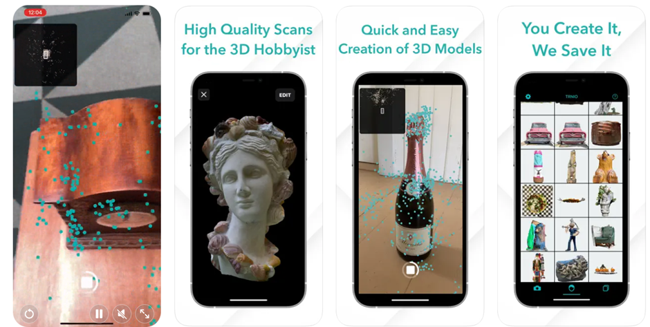 ＜引用画像：Trnio 3D Scanner＞