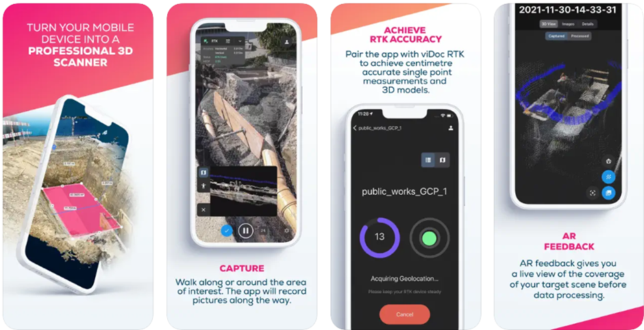 ＜引用画像：PIX4Dcatch:3D scanner＞