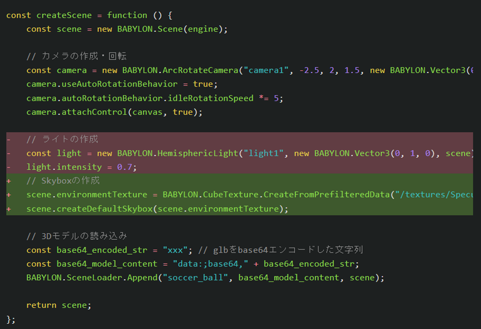 PlaygroundでBabylon.jsを使ってみた
