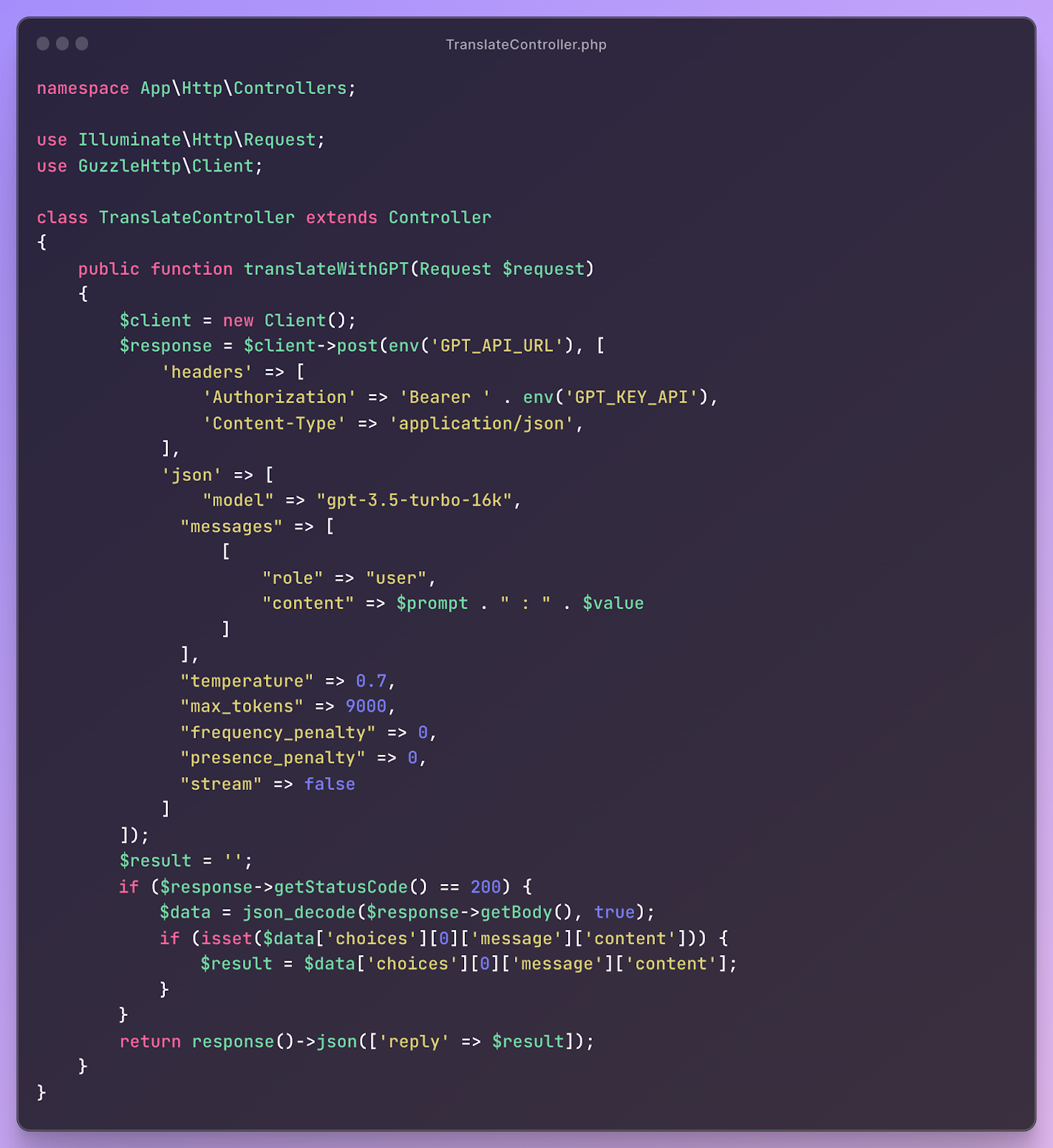 Chatgpt APIとGoogle APIをlaravelに統合する