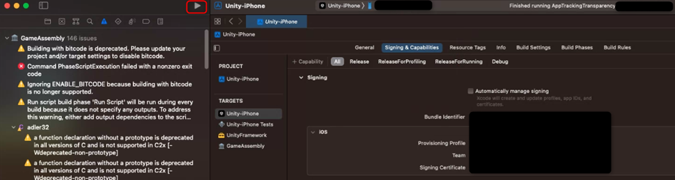 iOS のアプリのユーザープライバシー機能をUnity に適用