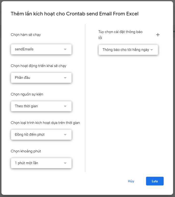 GoogleDriveとGoogleAppsScriptを使ってExcelファイルのデータから自動メール送信システムを作成する手順