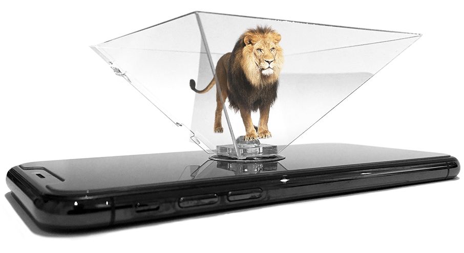 Tự thiết kế một máy chiếu Hologram đơn giản với 4 miếng nhựa trong suốt và hình ảnh trên smartphone của bạn.