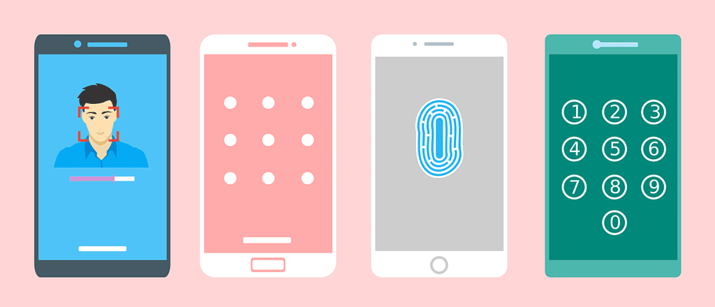 「フェイスアンロック」「Smart Lock」などと呼ばれてスマホに搭載されているのが顏認証を採用したセキュリティロック機能です。