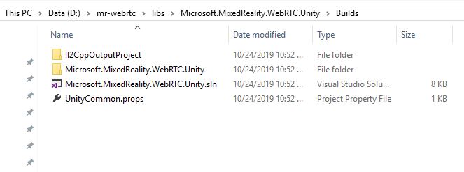 HoloLens（ホロレンズ）でWebRTCとUnityの設定方法の説明