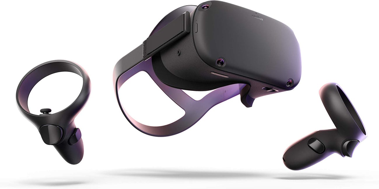 ヘッドセットとコントローラーによりデバイス単体でVRを楽しめるのがOculus Questです。