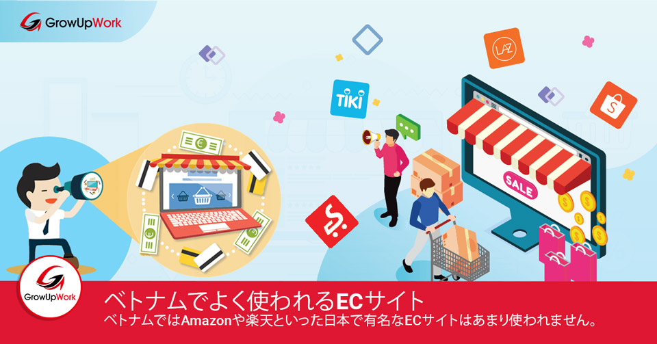 ベトナムでよく使われるECサイト