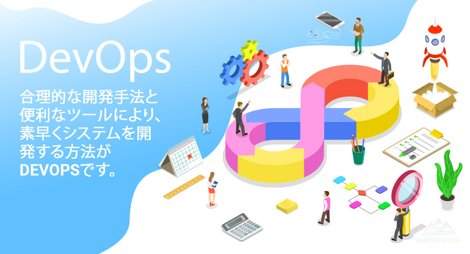 合理的な開発手法と便利なツールにより、素早くシステムを開発する方法がDevOpsです-Onetech