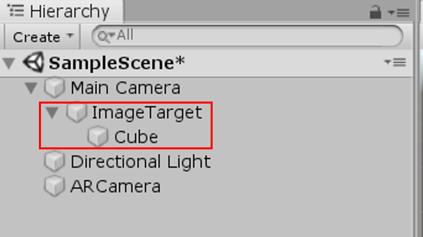 Image Targetを選択します。
