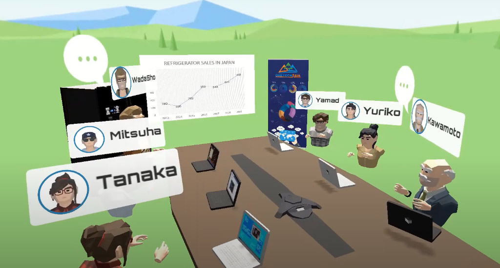 スマホからライブ会場が出現、Oculus QuestでのVR会議システムデモ - ONETECH