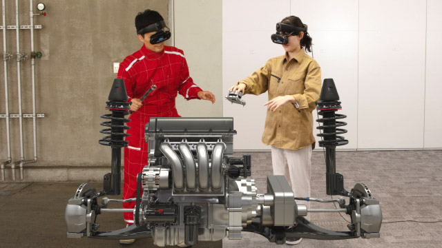 MREALが目指すのは、仮想の CG と現実空間の違和感のない融合です。