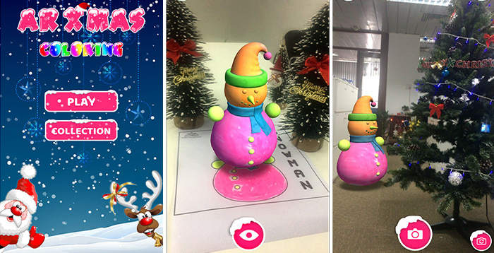 スマホアプリAR XMASリリース！