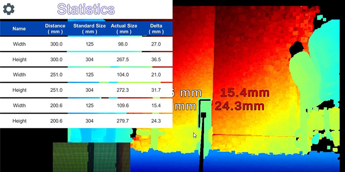 Intel RealSense LiDAR Camera L515を利用してUnityアプリケーションで測定（※）